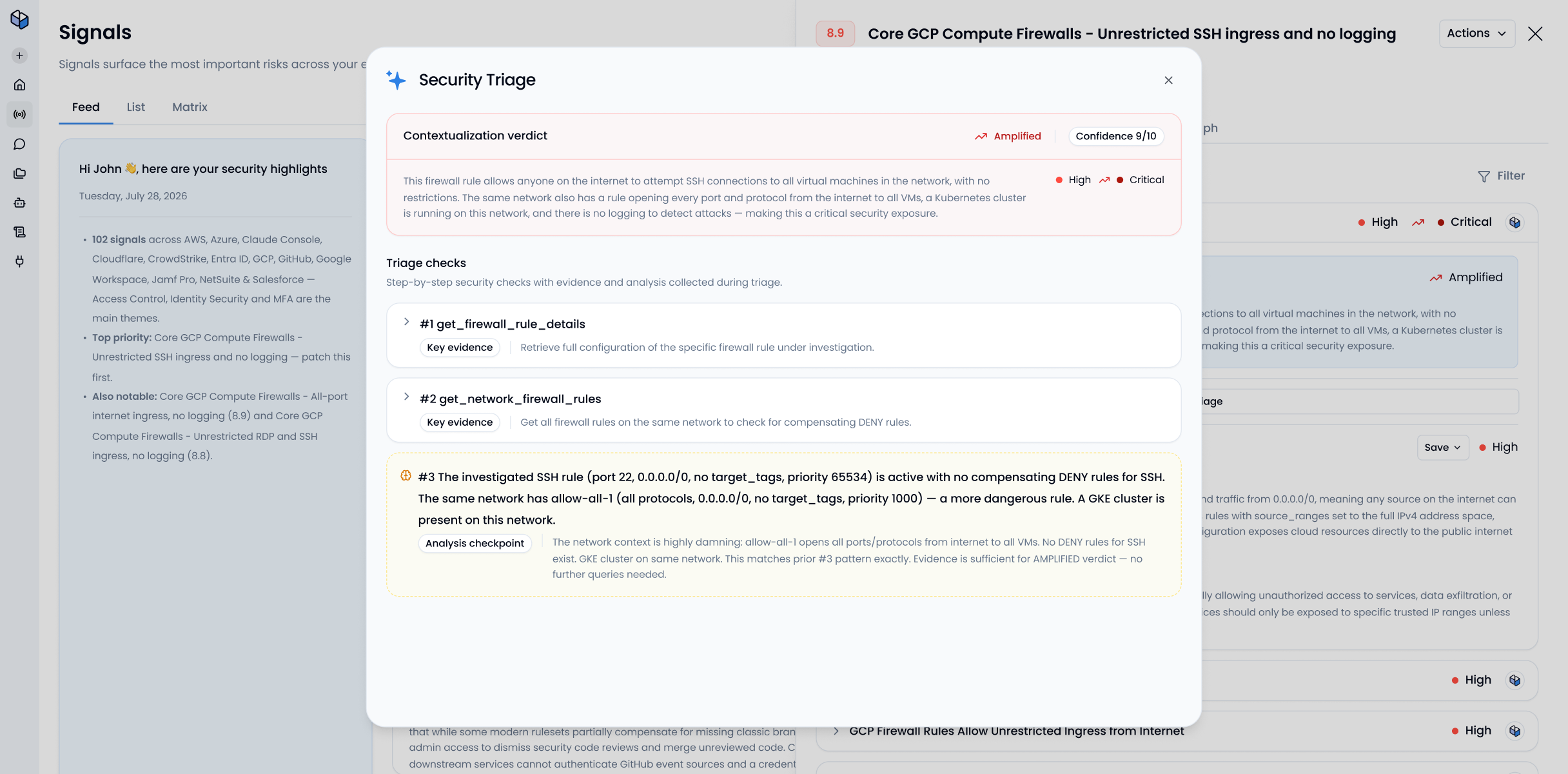 Security triage.